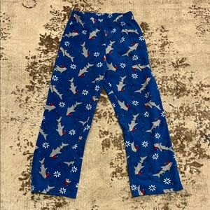 Cat & Jack Blue Star Shark Pattern Pajama pants